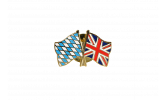 Pin's épinglette de l'amitié Bavière - Royaume-Uni - 22 mm