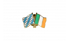 Pin's épinglette de l'amitié Bavière - Irlande - 22 mm