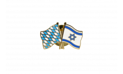 Pin's épinglette de l'amitié Bavière - Israel - 22 mm