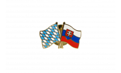 Pin's épinglette de l'amitié Bavière - Slovaquie - 22 mm