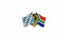 Pin's épinglette de l'amitié Bavière - Afrique du Sud - 22 mm