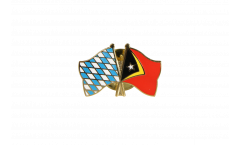 Pin's épinglette de l'amitié Bavière - Timor orièntale - 22 mm