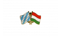 Pin's épinglette de l'amitié Bavière - Hongrie - 22 mm