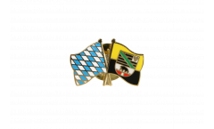 Pin's épinglette de l'amitié Bavière - Saxe-Anhalt - 22 mm