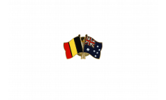 Pin's épinglette de l'amitié Belgique - Australie - 22 mm