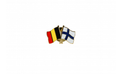Pin's épinglette de l'amitié Belgique - Finlande - 22 mm