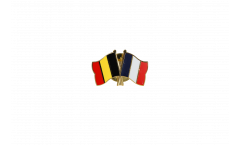 Pin's épinglette de l'amitié Belgique - France - 22 mm