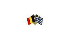 Pin's épinglette de l'amitié Belgique - Grèce - 22 mm