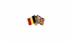 Pin's épinglette de l'amitié Belgique - Royaume-Uni - 22 mm