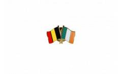 Pin's épinglette de l'amitié Belgique - Irlande - 22 mm