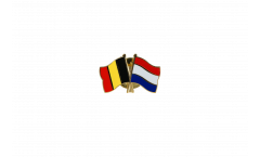 Pin's épinglette de l'amitié Belgique - Pays-Bas - 22 mm