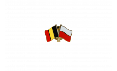 Pin's épinglette de l'amitié Belgique - Pologne - 22 mm