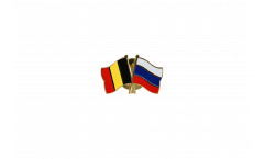 Pin's épinglette de l'amitié Belgique - Russie - 22 mm