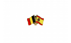 Pin's épinglette de l'amitié Belgique - Espagne - 22 mm