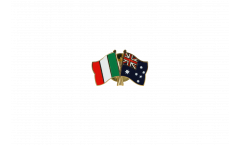 Pin's épinglette de l'amitié Italie - Australie - 22 mm