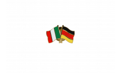 Pin's épinglette de l'amitié Italie - Allemagne - 22 mm