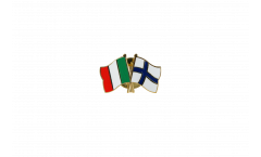 Pin's épinglette de l'amitié Italie - Finlande - 22 mm