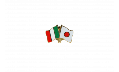 Pin's épinglette de l'amitié Italie - Japon - 22 mm