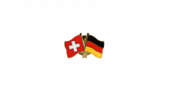 Pin's épinglette de l'amitié Suisse - Allemagne - 22 mm