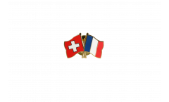 Pin's épinglette de l'amitié Suisse - France - 22 mm