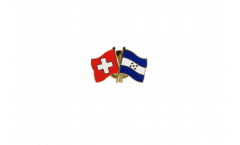 Pin's épinglette de l'amitié Suisse - Honduras - 22 mm