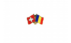 Pin's épinglette de l'amitié Suisse - Tchad - 22 mm
