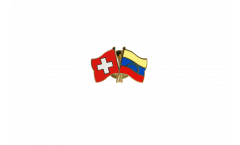 Pin's épinglette de l'amitié Suisse - Venezuela 8 Etoiles - 22 mm