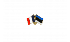 Pin's épinglette de l'amitié France - Estonie - 22 mm