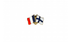 Pin's épinglette de l'amitié France - Finlande - 22 mm