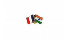 Pin's épinglette de l'amitié France - Inde - 22 mm