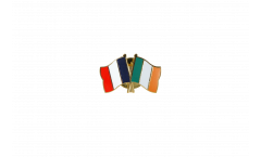 Pin's épinglette de l'amitié France - Irlande - 22 mm