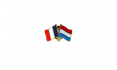 Pin's épinglette de l'amitié France - Luxembourg - 22 mm