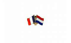 Pin's épinglette de l'amitié France - Pays-Bas - 22 mm