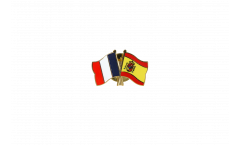 Pin's épinglette de l'amitié France - Espagne - 22 mm