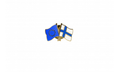 Pin's épinglette de l'amitié Europe - Finlande - 22 mm