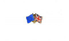 Pin's épinglette de l'amitié Europe - Royaume-Uni - 22 mm