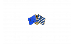 Pin's épinglette de l'amitié Europe - Grèce - 22 mm
