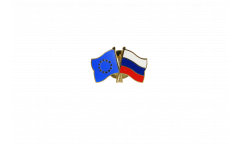 Pin's épinglette de l'amitié Europe - Russie - 22 mm