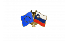 Pin's épinglette de l'amitié Europe - Slovénie - 22 mm