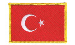 Écusson brodé Turquie - 8 x 6 cm