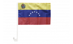 Drapeau de voiture Venezuela 7 Etoiles avec blason 1930-2006 - 30 x 40 cm