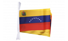 Guirlande Venezuela 8 Etoiles avec Blason - 15 x 22 cm