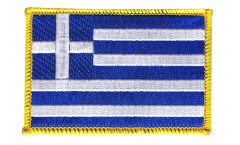 Écusson brodé Grèce - 8 x 6 cm