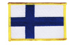 Écusson brodé Finlande - 8 x 6 cm