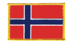 Écusson brodé Norvège - 8 x 6 cm