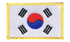 Écusson brodé Corée du Sud - 8 x 6 cm