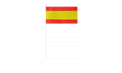 Drapeau en papier Espagne sans Blason - 12 x 24 cm
