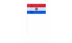 Drapeau en papier Paraguay - 12 x 24 cm