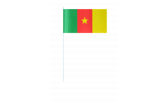 Drapeau en papier Cameroun - 12 x 24 cm