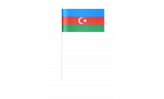 Drapeau en papier Azerbaïdjan - 12 x 24 cm